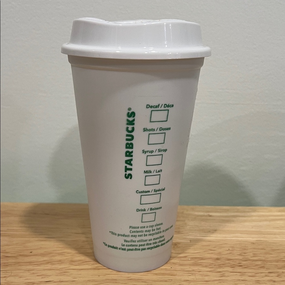 Starbucks reusable cup